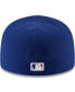 Фото #4 товара Men's Royal Los Angeles Dodgers 60th Anniversary Authentic Collection On-Field 59FIFTY Fitted Hat