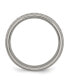 Titanium Grey Carbon Fiber Inlay Wedding Band Ring