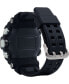 ფოტო #3 პროდუქტის Men's Analog-Digital Mudmaster Black Resin Strap Watch 53mm