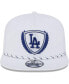 Men's White Los Angeles Dodgers Golfer Tee 9FIFTY Snapback Hat