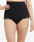 ფოტო #1 პროდუქტის Women's Lace-Trim Firm Control Shaping Briefs DMS099