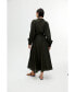 Women's Belted Long Dress