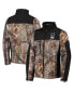 Фото #1 товара Men's Realtree Camo and Black Indianapolis Colts Circle Hunter Softshell Full-Zip Jacket