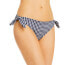 Фото #1 товара Shoshanna 285703 Women Gingham Tie Bikini Bottom, Size X-Small