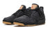 Фото #4 товара Jordan Air Jordan 4 Retro Levis Black 高帮 复古篮球鞋 GS 黑色 / Кроссовки Jordan Air Jordan AQ9103-001