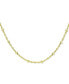 ფოტო #2 პროდუქტის Beaded Singapore Link Ankle Bracelet in 18k Gold-Plated Sterling Silver, Created for Macy's