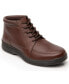 Фото #1 товара Men´s Brown Leather Lace-Up Boots By Flexi