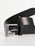 Фото #2 товара Jack & Jones leather belt in black