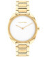 ფოტო #1 პროდუქტის Women's Gold-Tone Stainless Steel Bracelet Watch 34mm