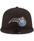 ფოტო #2 პროდუქტის Men's Black Orlando Magic Official Team Color 9FIFTY Snapback Hat