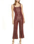 Show Me Your Mumu 252461 Women's Yvonne Metallic Stripe Jumpsuit Size Large