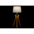 Настольная лампа DKD Home Decor Коричневый Бежевый полиэстер Деревянный 220 V 50 W