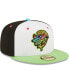 Men's White, Green Alebrijes de Modesto Copa De La Diversion 59FIFTY Fitted Hat