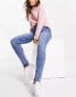 Женские джинсы Pimkie Tall Skinny-Jeans in Blau mit hohem Bund BLAU, 32 - фото #4