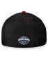 Men's Black, Red Chicago Blackhawks Fundamental 2-Tone Flex Hat