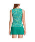 ფოტო #3 პროდუქტის Petite Chlorine Resistant High Neck UPF 50 Modest Tankini Swimsuit Top