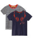 ფოტო #2 პროდუქტის Toddler Fair Trade Organic Cotton Graphic Short Sleeve T-Shirt 2-pack