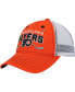 Фото #1 товара Big Boys and Girls Orange, White Philadelphia Flyers Core Lockup Trucker Snapback Hat
