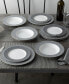 Фото #16 товара Infinity 4 Piece Dinner Plate Set, Service for 4