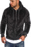 Фото #2 товара behype. 40-MSPHU Men's Hoodie Teddy Fur Sweat Jacket with Hood Soft Fleece Jacket