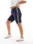 Tommy Jeans Plus tape legging short in navy