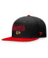 ფოტო #3 პროდუქტის Men's Black, Red Chicago Blackhawks Fundamental Colorblocked Snapback Hat