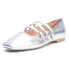 Фото #2 товара Женская обувь Matisse Nova Metallic Ballet Silver Flats Casual 042