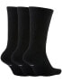 Фото #7 товара Nike Basketball Everyday 3 pack crew socks in black