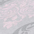 Moderne Barocktapete Grau Rosa