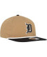 ფოტო #4 პროდუქტის Men's Khaki/Black Detroit Tigers Golfer Snapback Hat