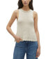 Фото #1 товара Women's Aino Sleeveless Open-Knit Scalloped-Hem Top