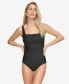 Фото #7 товара Pleated One-Piece Swimsuit,Created for Macy's