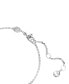 ფოტო #3 პროდუქტის Rhodium-Plated Pavé Infinity Link Bracelet