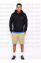 Pullover Hoodie With Swoosh Logo Siyah Pamuklu Sweatshirt