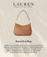 ფოტო #11 პროდუქტის Women's Crosshatch Leather Medium Danni Shoulder Bag