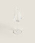 Conical crystalline flute glass