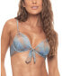 Фото #1 товара Купальник женский Guria Beachwear с деталями кольца и завязкой на узел под грудинкой