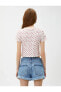 Топ Koton Çilek Print Crop