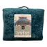 Фото #1 товара Member's Mark 3-Piece Textured Velvet Quilt & Sham Set (Full/Queen, Teal)