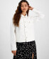 ფოტო #4 პროდუქტის Women's Mom Classic Denim Trucker Jacket