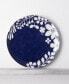 Bluefjord Floral 4 Piece Coupe Dinner Plates Set, Service for 4