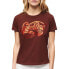 SUPERDRY Foil Workwear Fitted short sleeve T-shirt Bitter Chocolate Brown, XS - фото #3