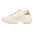 Фото #3 товара Puma Pulsar Monogram Wedge Womens Off White Sneakers Casual Shoes 39663302