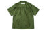 ROARINGWILD 咆哮野兽 乱褶口袋短袖衬衫 男女同款 深绿色 / Футболка Roaringwild Trendy Clothing Featured Tops Shirt