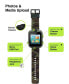 ფოტო #7 პროდუქტის Kid's Dark Green Camo Prints Silicone Strap Touchscreen Smart Watch 42mm with Earbuds Gift Set