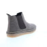Diba True Yea Sayer 46015 Womens Gray Suede Slip On Ankle & Booties Boots