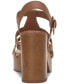 Фото #7 товара Women's Imana Strappy Slingback Platform Dress Sandals