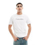 Фото #3 товара Calvin Klein degrade logo t-shirt in white