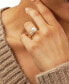 Cubic Zirconia and Imitation Pearls Dara Ring