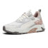 Фото #2 товара Puma RsTrck New Horizon Lace Up Mens Off White, Silver Sneakers Casual Shoes 39